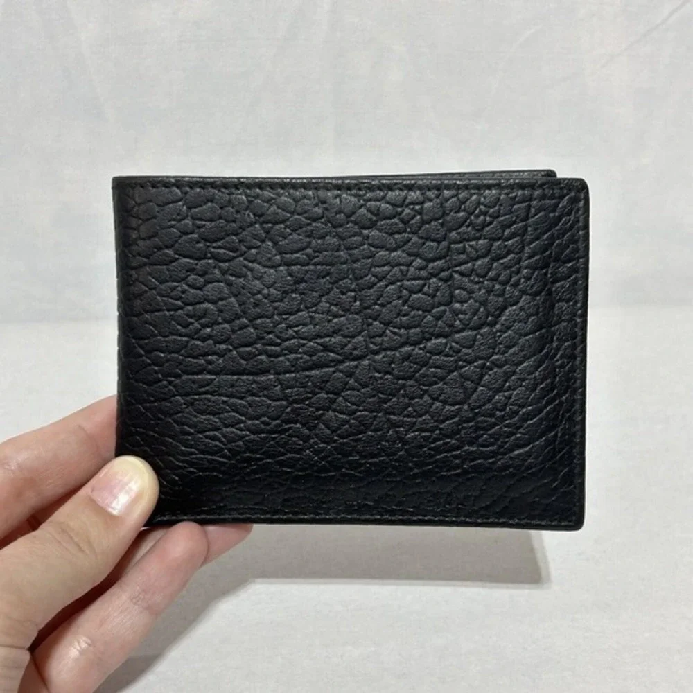 Signature By Prince Gardner Men's Wallet Leather Bifold‎ Classic Black OS New